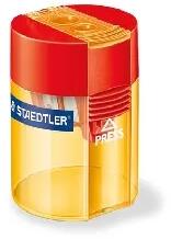 STAEDTLER Staedtler: Staedtler - Kétlyukú, tartályos hegyező - sárga (512006S)