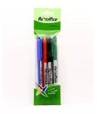 FlexOffice Flexoffice: Tűfilc készlet, 0, 3 mm, FLEXOFFICE (fo-fl01set4)