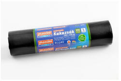 Mazzini Szemeteszsák újrahasznosított 200 liter 100 x 120 cm 30 mikron 10 db/tekercs Mazzini_fekete - vegyesbolt