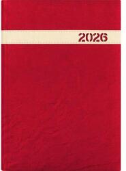 Dayliner Naptár, tervező, A5, napi, DAYLINER, "The Boss", bordó (NBONBOU) - jatekotthon