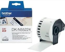 Brother Banda continua de hartie 54 mm x 30.48 m, Brother DKN55224, Negru/Alb (DKN55224)