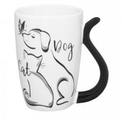 Ambition Bögre 370 ml porcelán kutya + macska 19932 (19932)