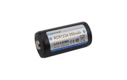 KeepPower CR123 3, 7V 950mAh Li-ion akkumulátor védelemmel 34, 1mm (RCR123A2)