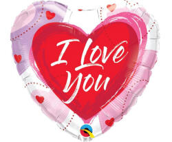  I Love You Cartoon fólia lufi 46 cm (MLG247320) - nasivegyi