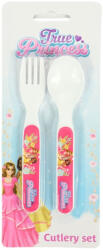  Hercegnők True műanyag evőeszköz készlet - 2 darabos (ARJ074685A) - nasivegyi