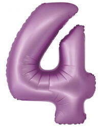  Levendula 4-es Lavender Mat szám fólia lufi 76 cm (MLG158731) - nasivegyi