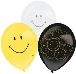  Emoji Smiley Originals léggömb, lufi 6 db-os 11 inch (27, 5 cm) (DPA9914446) - nasivegyi