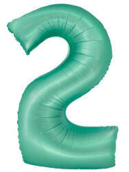  Menta 2-es Mint Mat szám fólia lufi 76 cm (MLG158519) - nasivegyi