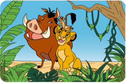  Disney Az Oroszlánkirály Hakuna Matata tányéralátét 43x28 cm (ARJ097110) - nasivegyi