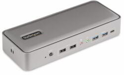 StarTech - Kétlaptopos USB-C KVM dokkolóállomás - 129UE-USBC-KVM-DOCK (129UE-USBC-KVM-DOCK)