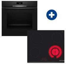 Bosch HQG572EB3 Beépíthető sütő + Bosch PKF631BB2E Beépíthető kerámia főzőlap