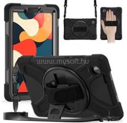 Gigapack Lenovo Tab One LTE / Tab One WiFi GIGAPACK Defender műanyag telefonvédő ütésállóság, vállpánt, FEKETE (GP-172691) (GP-172691)