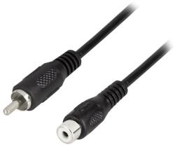 LogiLink RCA - RCA, 5m audio kábel Fekete (CA1032)