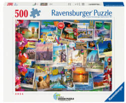 Ravensburger Puzzle 500 db - Képeslapok (12001489)