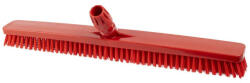 Igeax élelmiszeripari padlósúrolókefe rövid sörte 60cm széles piros, 0, 75mm kemény sörtével (DA503XSZAD1014RT)