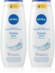 Nivea Creme Soft ápoló tusoló gél takarékos kiszerelés 2 x 500 ml