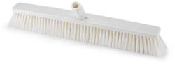 IGEAX élelmiszeripari tolóseprű, partvis fej, 60cm, 0, 5mm közepes sörtével, fehér (DA503XSZAD1013WM)