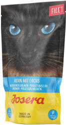 Josera 32x70g Josera Filet Csirke & lazac nedves macskatáp