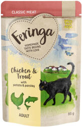 Feringa 24x85g Feringa tasakos multipack nedves macskatáp - Pisztráng, csirke & burgonya