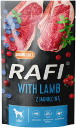 RAFI 20x500g Rafi Dog bárány tasakos nedves kutyatáp