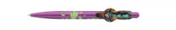 ICO Golyóstoll, 0, 8 mm, nyomógombos, lila mintás tolltest, 'Halloween', kék (TICHWL) (TICHWL)