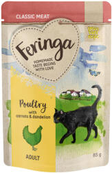 Feringa 24x85g Feringa tasakos multipack nedves macskatáp - Szárnyas & sárgarépa