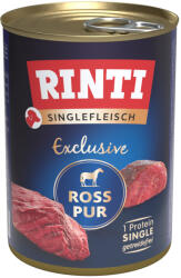 RINTI 6x400g RINTI Singlefleisch Exclusive Ló pur nedves kutyatáp