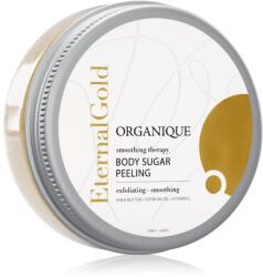 Organique Eternal Gold Smoothing Therapy bőrpuhító cukros peeling csillámporral 200 g