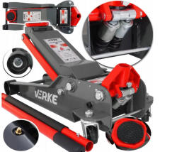 Verke hidraulikus krokodil emelő, alacsony profilú, 4t (V80114)