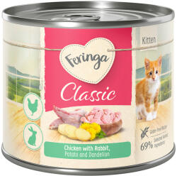 Feringa 24x200g Feringa Kitten nyúl & csirke nedves macskatáp