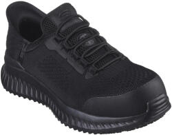 Skechers munkavédelmi cipő tilido s1 pl sr esd 45 fekete, fletchit (200206ec_blk45)