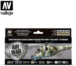 Vallejo Air War Soviet/Russian colors Combat Helicopters post WWII to present akrilfesték készlet 8x 18ml (VAL71601)