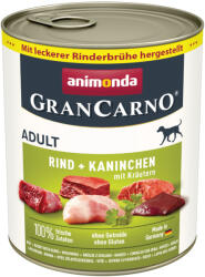 Animonda GranCarno 24x800g animonda GranCarno Original Adult Marha, nyúl & fűszernövények nedves kutyatáp