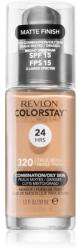 Revlon Cosmetics ColorStay SPF 15 tartós matt alapozó kombinált és zsíros bőrre árnyalat 320 True Beige 30 ml