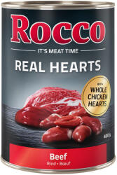 Rocco 6x400g Rocco Real Hearts marha nedves kutyatáp