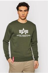 Alpha Industries Férfi pulóver, ALPHA INDUSTRIES, 76946, pamut/poliészter, L INTL, zöld (0000207376946_L)