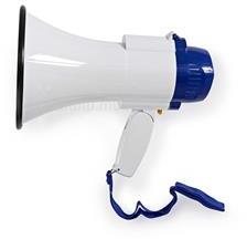 NEDIS MEPH150WT megafon, hatótáv: 250m, max. hangerő: 115dB, beépített mikrofonb, beépített sziréna, felvéte (MEPH150WT) (MEPH150WT)