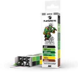 AK Interactive Playmarkers Orcs & Goblins akril festék marker készlet 6 darabos (AKM104)