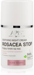 APIS NATURAL COSMETICS Rosacea-Stop nyugtató éjszakai krém Érzékeny, bőrpírra hajlamos bőrre 50 ml