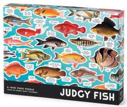 Galison 1000 db-os puzzle - Judgy Fish 1000 Piece Puzzle (77202) (77202)