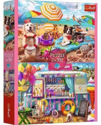 Trefl 2 x 500 db-os puzzle - Vakáció (37533) (37533)
