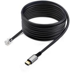 StarTech USB 2.0 Type C RJ-9 Átalakító Fekete 1.8m UR9-HEADSET-ADAPTER (UR9-HEADSET-ADAPTER)