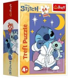 Trefl 54 db-os MINI puzzle - Stitch - Jó éjszakát! (19812) (19812)