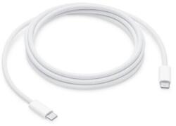 Apple adatkábel, type-c - type-c, 240w, pd gyorstöltő, 200cm, szőtt borítás, mu2g3zm/a utód, fehér (MYQT3ZM/A)