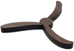 Legnoart Állvány Legnoart edényekhez, Pehely, kiváló minőségű kőrisfából, hőkezelt, átmérő 25 cm, kézműves kivitel, barna (UP-1)