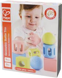 Hape 3 db-os Hape játék készlet - Csörgő geometriai formák