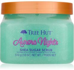 Tree Hut Shea Sugar Scrub Aurora Nights cukros peeling bambuszvajjal 510 g