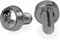 STARTECH 12-24 Server Rack Screws - 50 pack - Nickel-Plated (CABSCRWS1224)