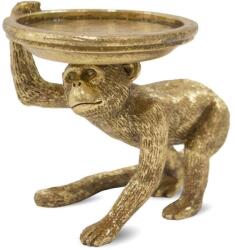 Art-Pol gyertyatartó, majommodell, műanyag, arany, 13, 5x17, 5x12, 5 cm (62840-uniw)
