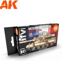 AK Interactive AFV Modern French Army Colors akrilfesték készlet 6x 17ml (AK11661)